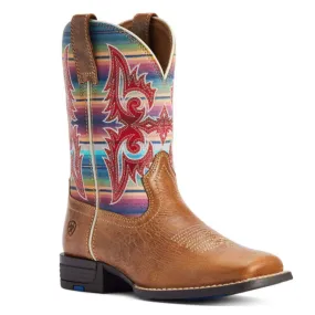 10042595 Ariat Youth Lonestar Ridge Square Toe Cowboy Boot - Tan / Old Muted Serape 10042595 Ariat Youth Lonestar Ridge Square Toe Cowboy Boot - Tan / Old Muted Serape