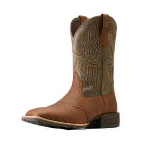 10046987 Ariat Men's Hybrid Ranchway Western Boot - Earth 10046987 Ariat Men's Hybrid Ranchway Western Boot - Earth