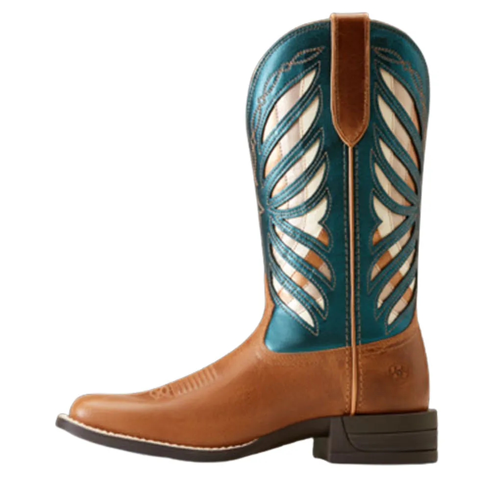 10047054 Ariat Women's Longview Western Boot - Buttered Rum