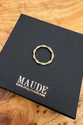 18K Double Twisted Rope Ring 18K Double Twisted Rope Ring