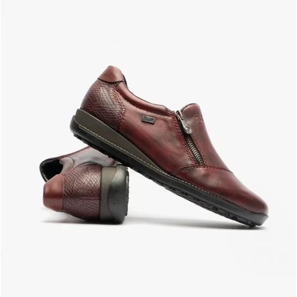 44265-35 Ladies Leather Shoes Wine