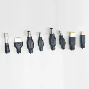 8 pcs DC Power Jack 5.5 * 2.1mm to 8 Laptop Plug Adapter Connector Converter 8 pcs DC Power Jack 5.5 * 2.1mm to 8 Laptop Plug Adapter Connector Converter