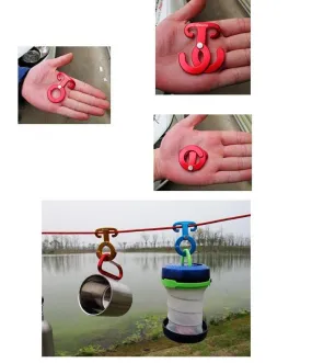 Aluminum Rope Hanger Multifunction Outdoor Camping Aluminum Rope Hanger Multifunction Outdoor Camping