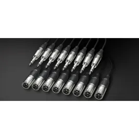 Alva T8X8Pro2 Analog Multi-Core Cable, 8x TRS to 8x XLR male 2m Alva T8X8Pro2 Analog Multi-Core Cable, 8x TRS to 8x XLR male 2m