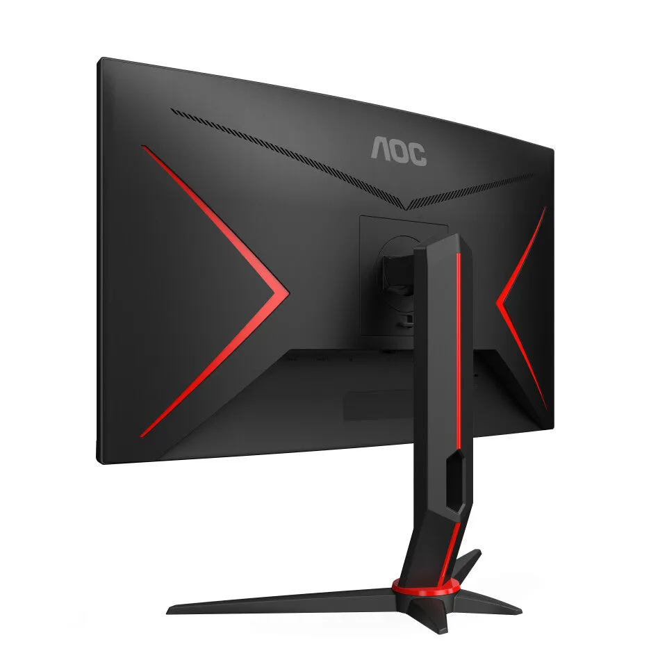 AOC CQ27G2S/BK 27" Curved Gaming Monitor - QHD- 165Hz- 1ms- Height Adjustable- HDR10