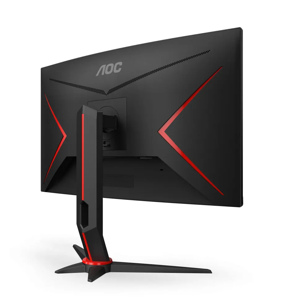 AOC CQ27G2S/BK 27" Curved Gaming Monitor - QHD- 165Hz- 1ms- Height Adjustable- HDR10