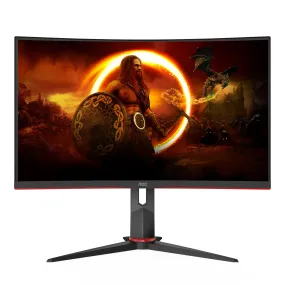 AOC CQ27G2S/BK 27" Curved Gaming Monitor - QHD- 165Hz- 1ms- Height Adjustable- HDR10 AOC CQ27G2S/BK 27" Curved Gaming Monitor - QHD- 165Hz- 1ms- Height Adjustable- HDR10