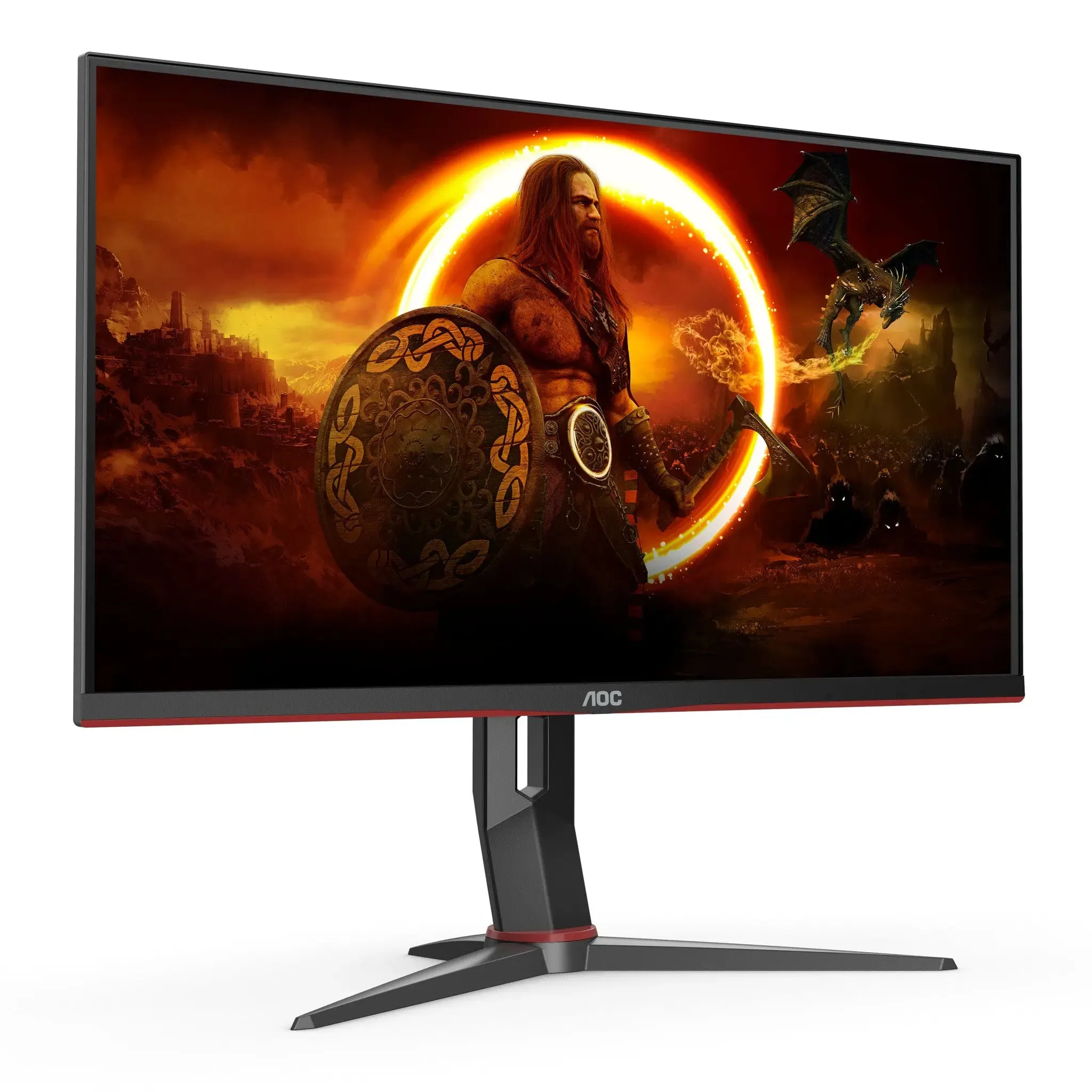 AOC G2 U28G2XU2/BK 28"  4K Ultra HD Gaming Monitor, IPS, 144Hz, 1ms, HDMI 2.1, FreeSync, Height Adjustable
