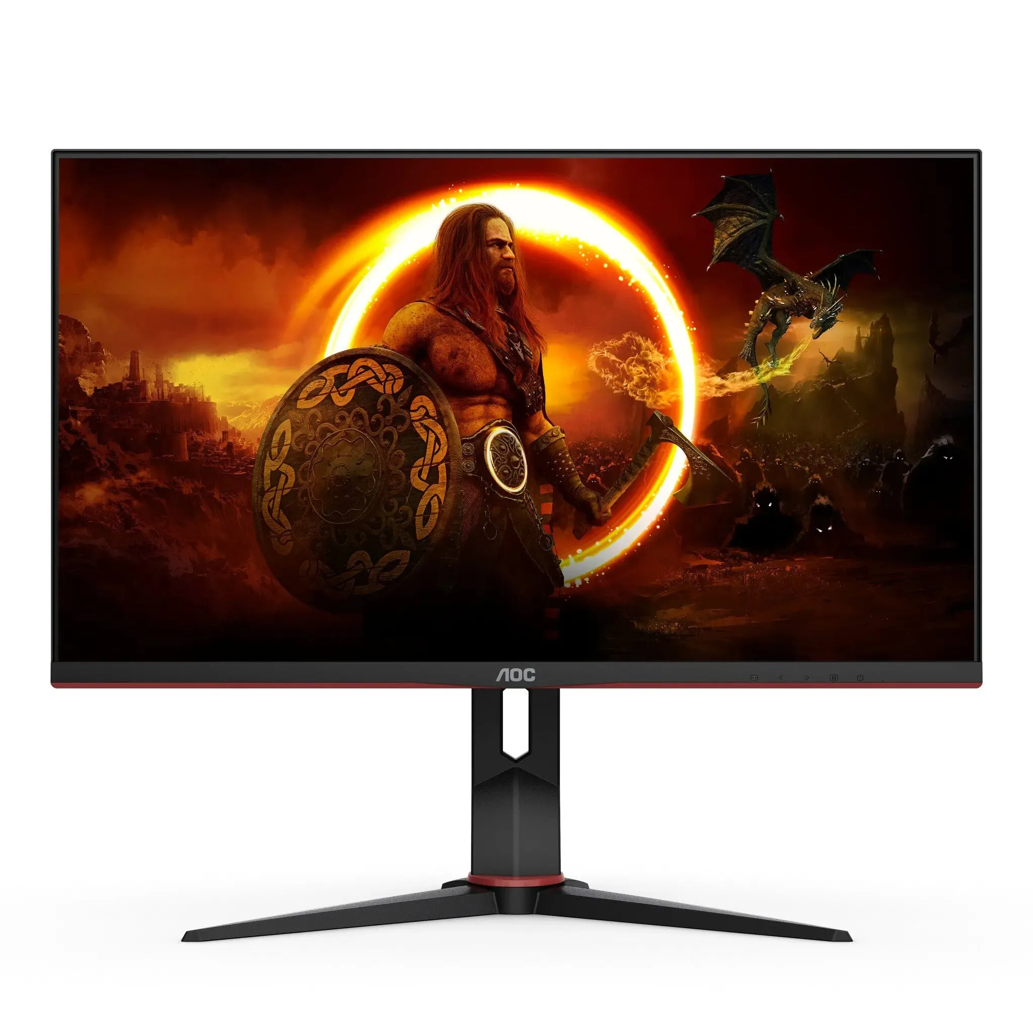 AOC G2 U28G2XU2/BK 28"  4K Ultra HD Gaming Monitor, IPS, 144Hz, 1ms, HDMI 2.1, FreeSync, Height Adjustable
