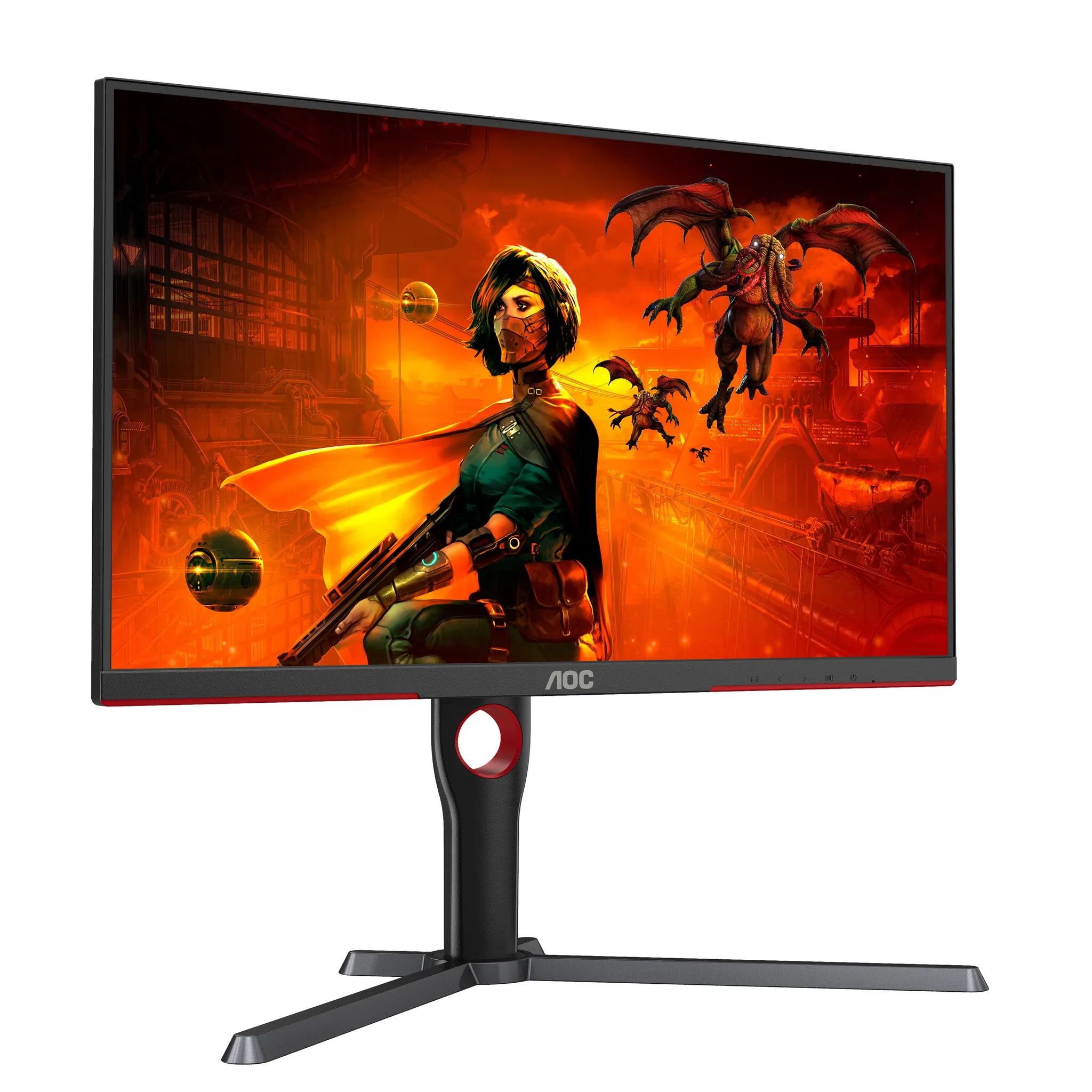 AOC G3 U27G3X/BK 27" 4K UHD Gaming Monitor - 165Hz - 1ms - GSync Compatible - Height Adjustable