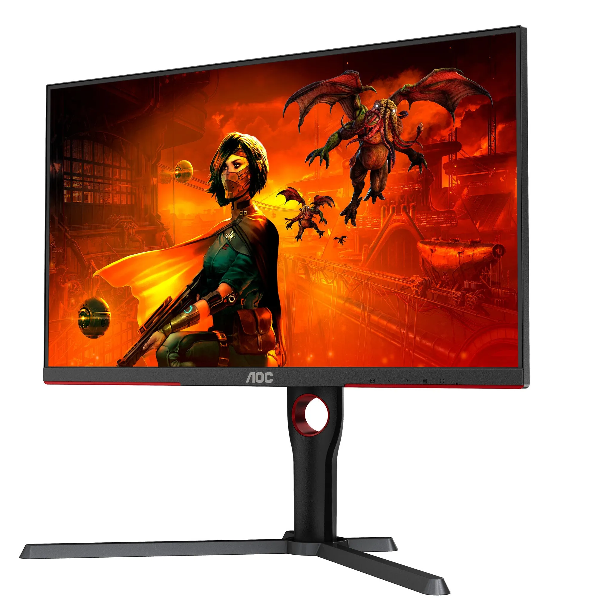 AOC G3 U27G3X/BK 27" 4K UHD Gaming Monitor - 165Hz - 1ms - GSync Compatible - Height Adjustable