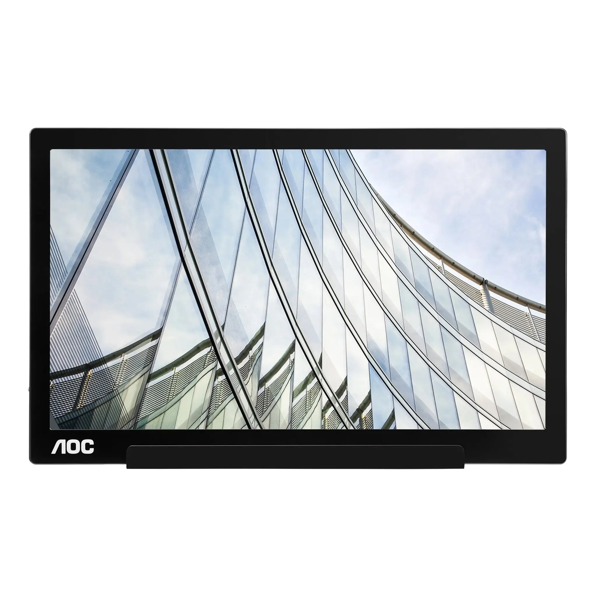 AOC I1601FWUX 15.6" Portable Monitor - Full HD USB-C Powered-  IPS Display with Smart Cover