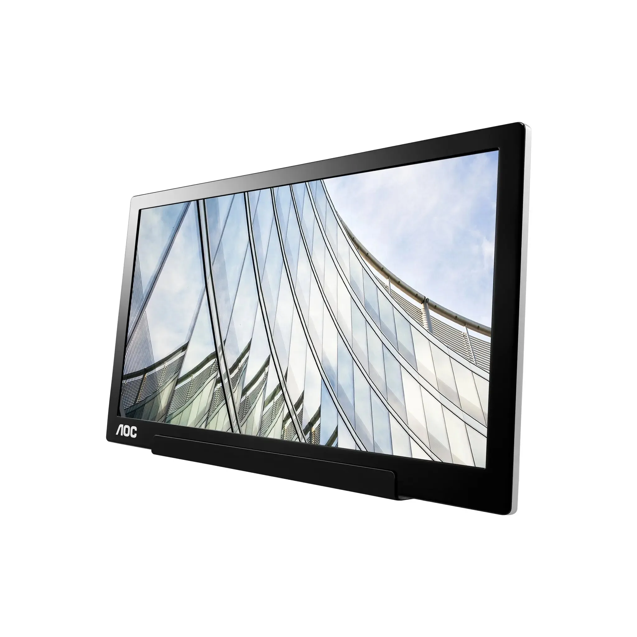 AOC I1601FWUX 15.6" Portable Monitor - Full HD USB-C Powered-  IPS Display with Smart Cover