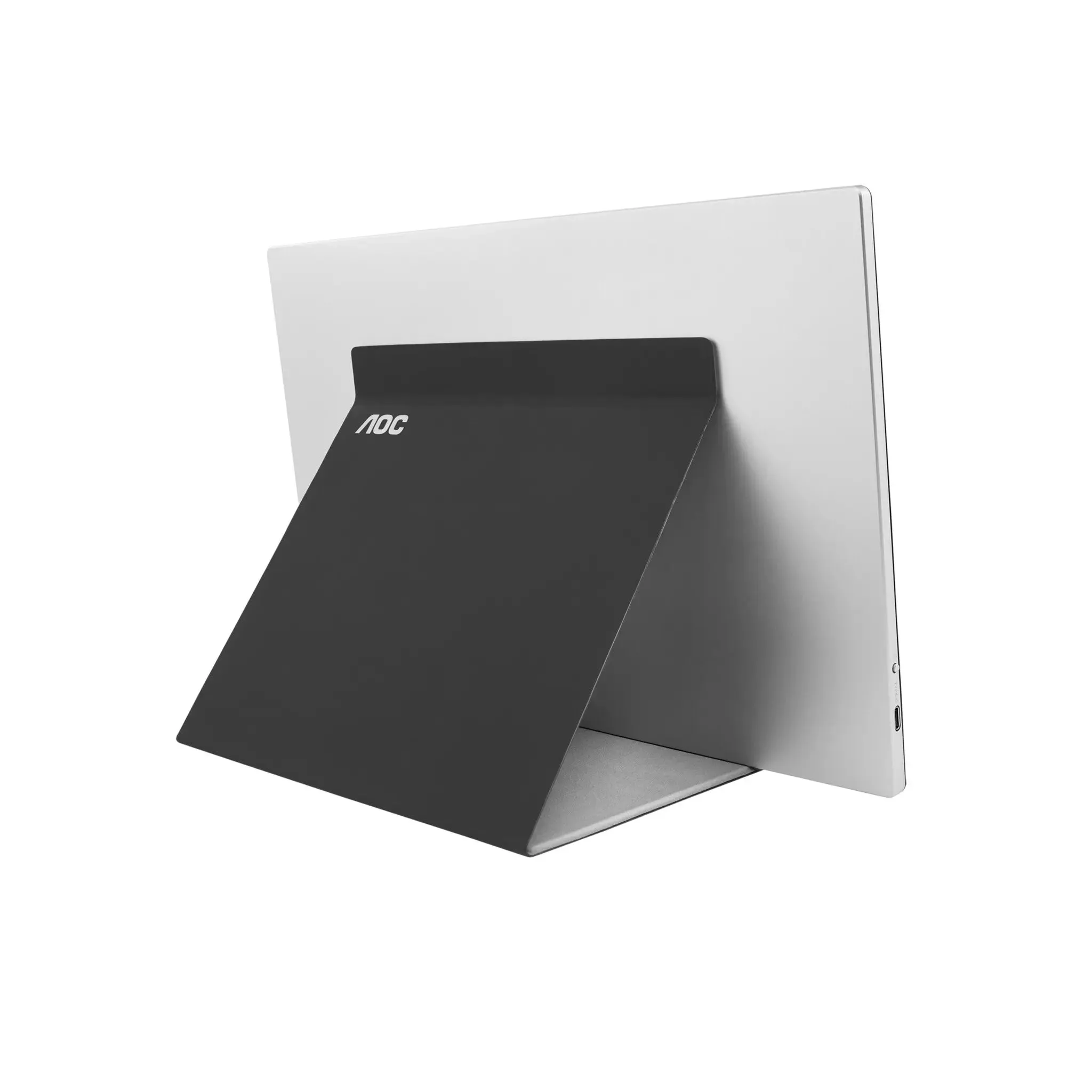 AOC I1601FWUX 15.6" Portable Monitor - Full HD USB-C Powered-  IPS Display with Smart Cover