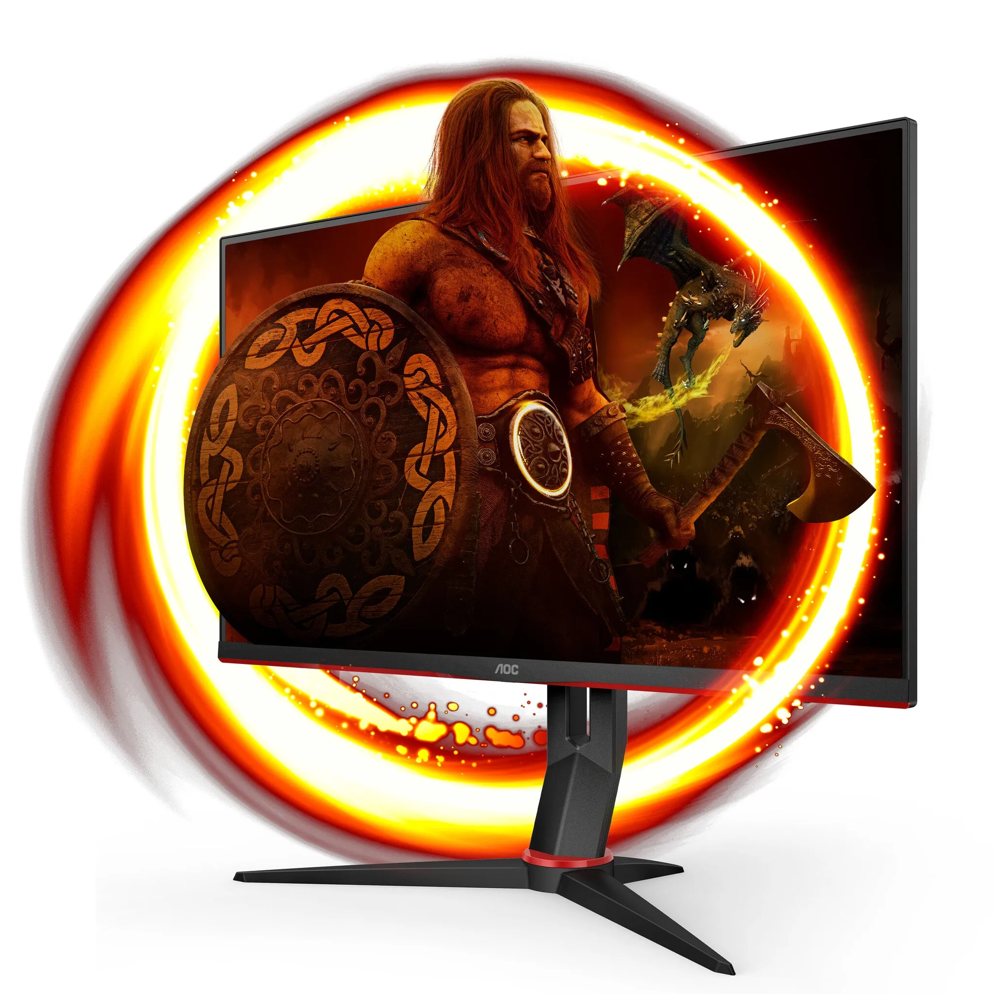 AOC Q27G2S/EU 27" Gaming Monitor-  QHD - 165Hz - 1ms -  G-SYNC Compatible - IPS- Height Adjustable