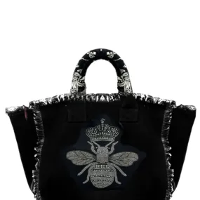 Bee Canvas Fringe Bag Bee Canvas Fringe Bag
