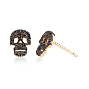 BLACK DIAMOND SKULL EARRINGS BLACK DIAMOND SKULL EARRINGS