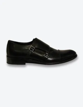 Black Monk Strap Shoes Black Monk Strap Shoes