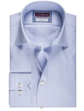 Blue Micro Print Classic Fit Shirt Blue/tailo Blue Micro Print Classic Fit Shirt Blue/tailo