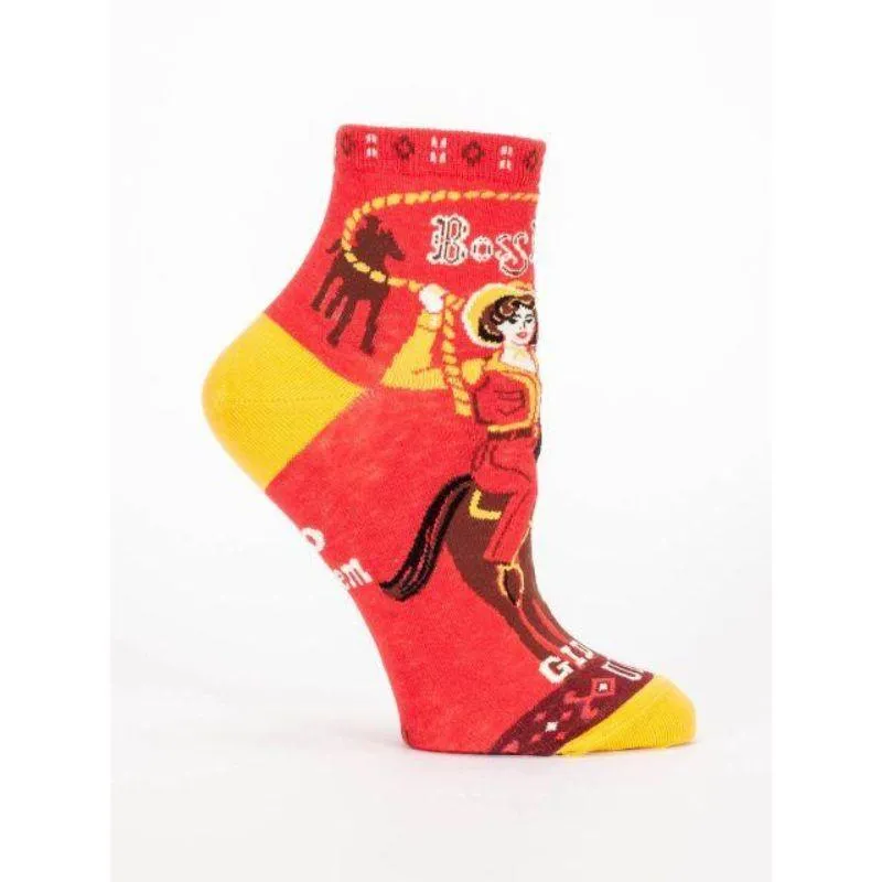 Boss Lady Giddy Up! Women's Ankle Socks