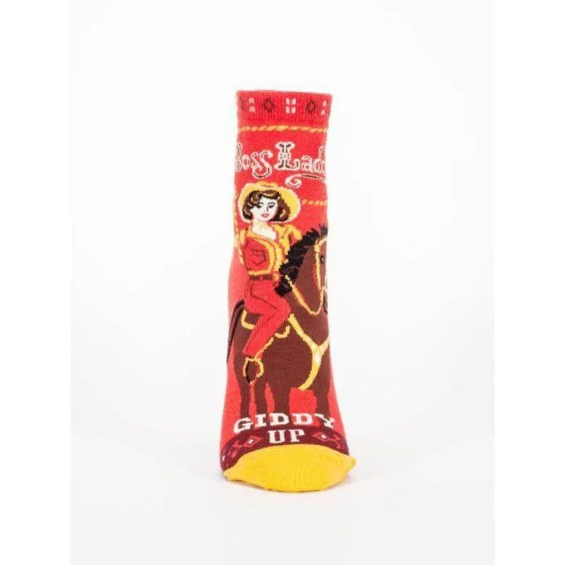 Boss Lady Giddy Up! Women's Ankle Socks