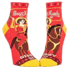 Boss Lady Giddy Up! Women's Ankle Socks Boss Lady Giddy Up! Women's Ankle Socks