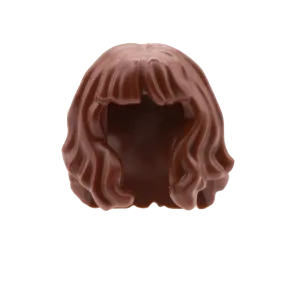 Brown Fringe Short Cropped - LEGO Minifigure Hair Brown Fringe Short Cropped - LEGO Minifigure Hair