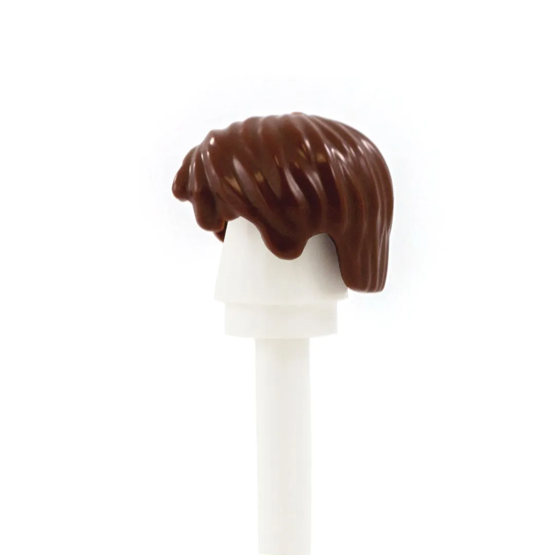 Brown Tousled - LEGO Minifigure Hair