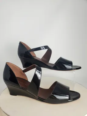 Bruno Magli Size 9 (40) Black Patent Leather Sandals NWOB Bruno Magli Size 9 (40) Black Patent Leather Sandals NWOB