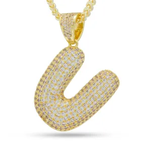 Bubble Letter U Necklace Bubble Letter U Necklace