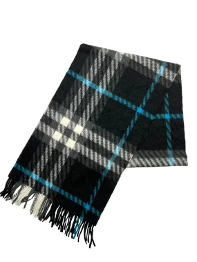 Burberry Cashmere Plaid Fringe Scarf Burberry Cashmere Plaid Fringe Scarf