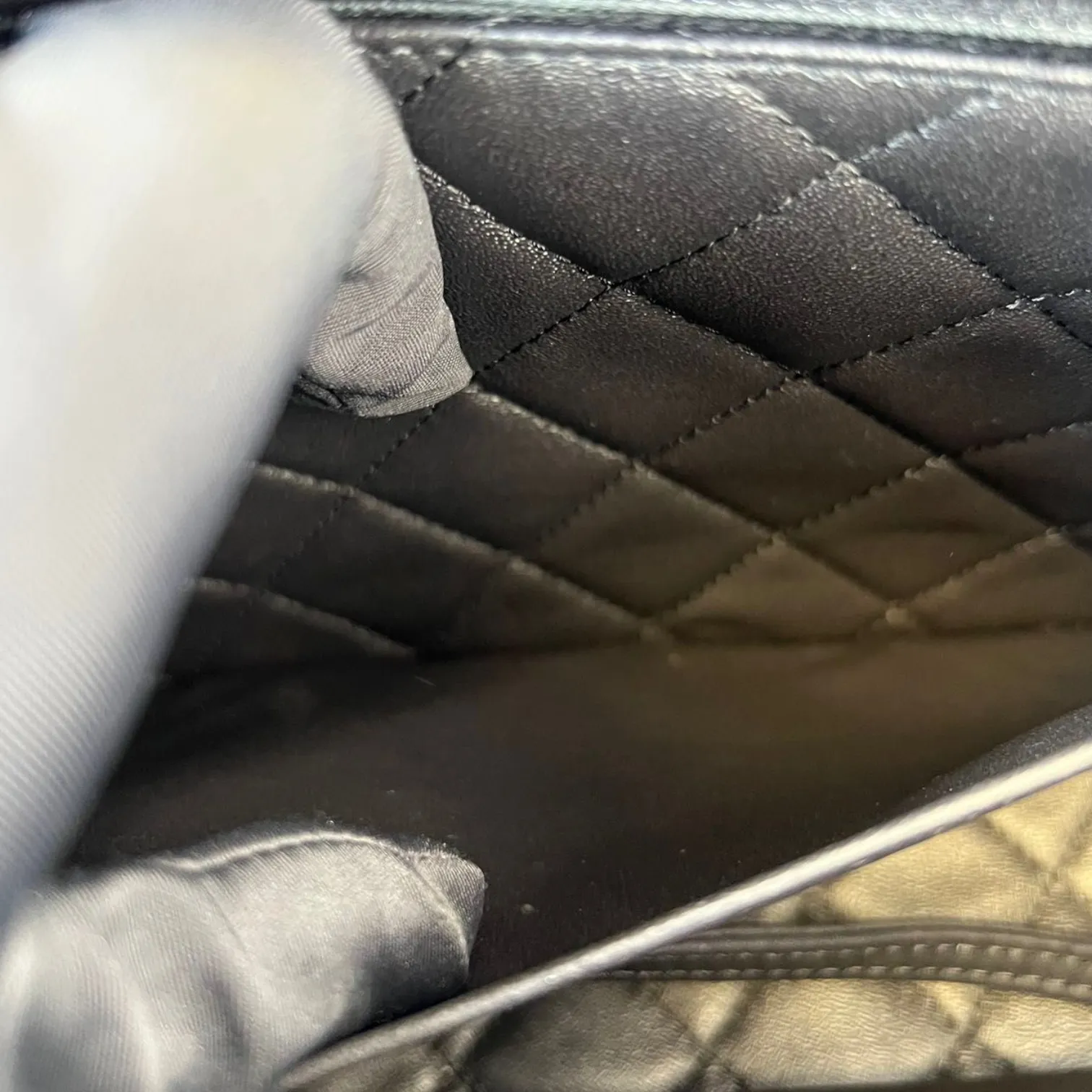 Calfskin Stitched Urban Luxury Top Handle Bag Black RHW