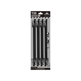 Campingmoon Black Carbon Peg 8 Pcs - 30CM Campingmoon Black Carbon Peg 8 Pcs - 30CM