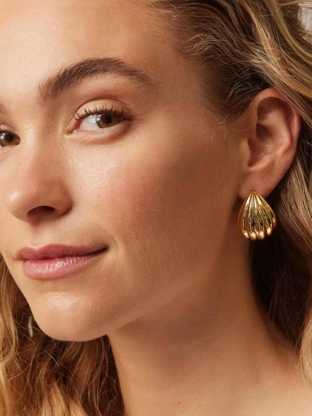 Carine Earrings - Gold