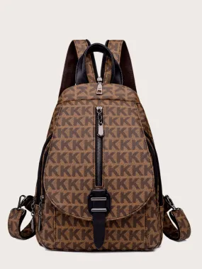 Cartoon Graphic Flap Backpack Cartoon Graphic Flap Backpack