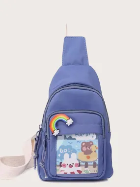 Cartoon Graphic Sling Bag Cartoon Graphic Sling Bag