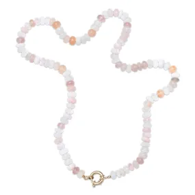 Cashmere Rainbow Semiprecious Beaded Necklace Cashmere Rainbow Semiprecious Beaded Necklace