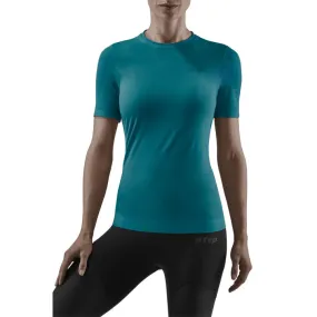 CEP Women's Run Ultralight Shirt Short Sleeve - Petrol CEP Women's Run Ultralight Shirt Short Sleeve - Petrol
