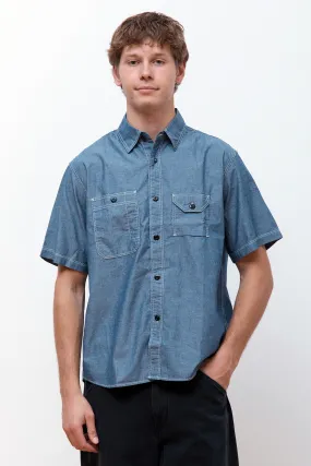 Chambray Work Half Shirt Chambray Work Half Shirt