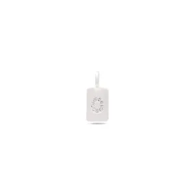 CHARM crystal O pendant, silver-plated CHARM crystal O pendant, silver-plated
