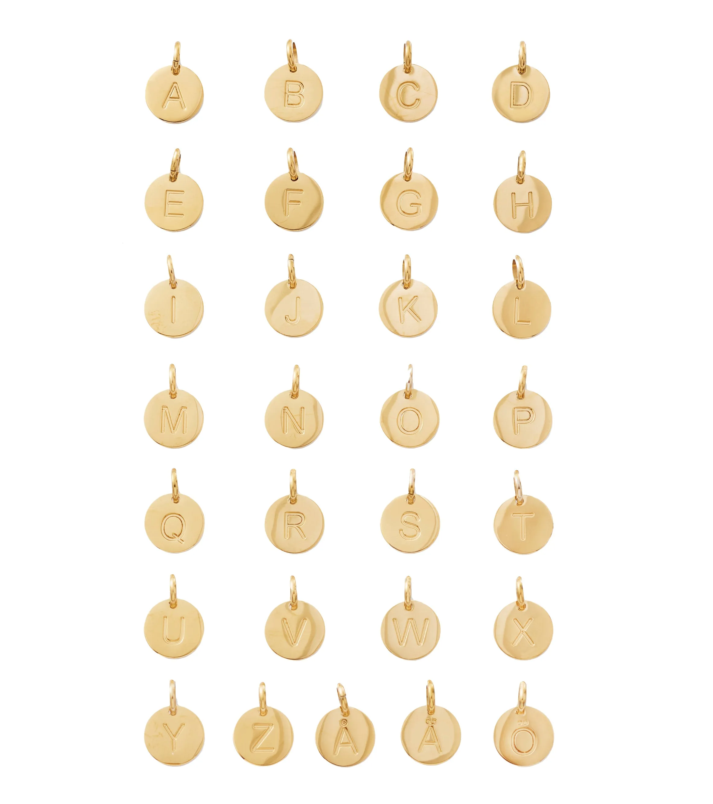 Charm Gold Letter