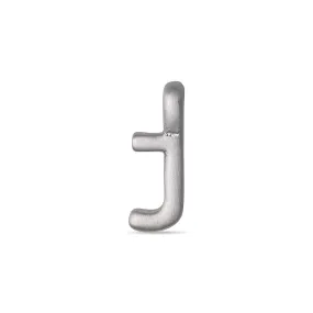 CHARM J pendant, silver-plated CHARM J pendant, silver-plated