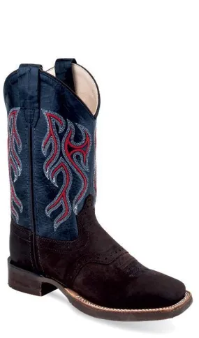 Children's Old West Navy/Brown Boot Children's Old West Navy/Brown Boot