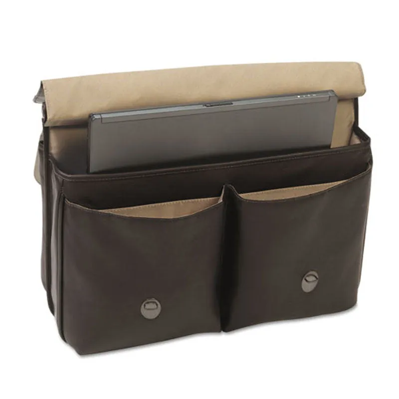 Classic Leather Briefcase (Fits laptops up to 16"), Espresso