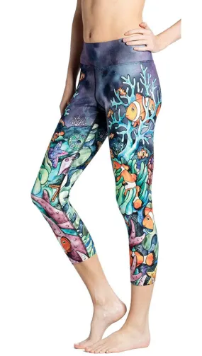 Clownfish - Triathlon Capri Leggings - CUSTOM ORDER Clownfish - Triathlon Capri Leggings - CUSTOM ORDER