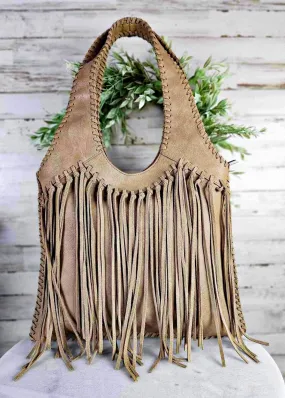 Concealed Carry Fringe Hobo Handbag Concealed Carry Fringe Hobo Handbag