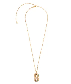 Confetti Letter “B” Necklace Confetti Letter “B” Necklace