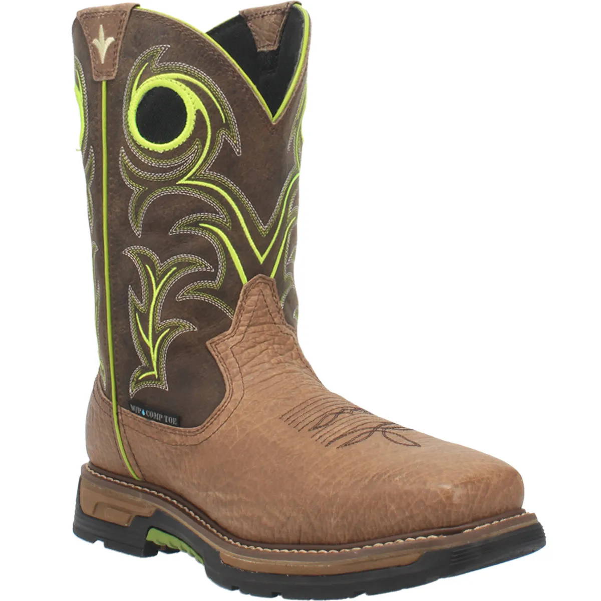 Dan Post Men's 11" Storms Eye Brown Composite Square Toe Work Boot