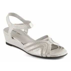 David Tate Admire Silver Wedge Heel (Women's) David Tate Admire Silver Wedge Heel (Women's)