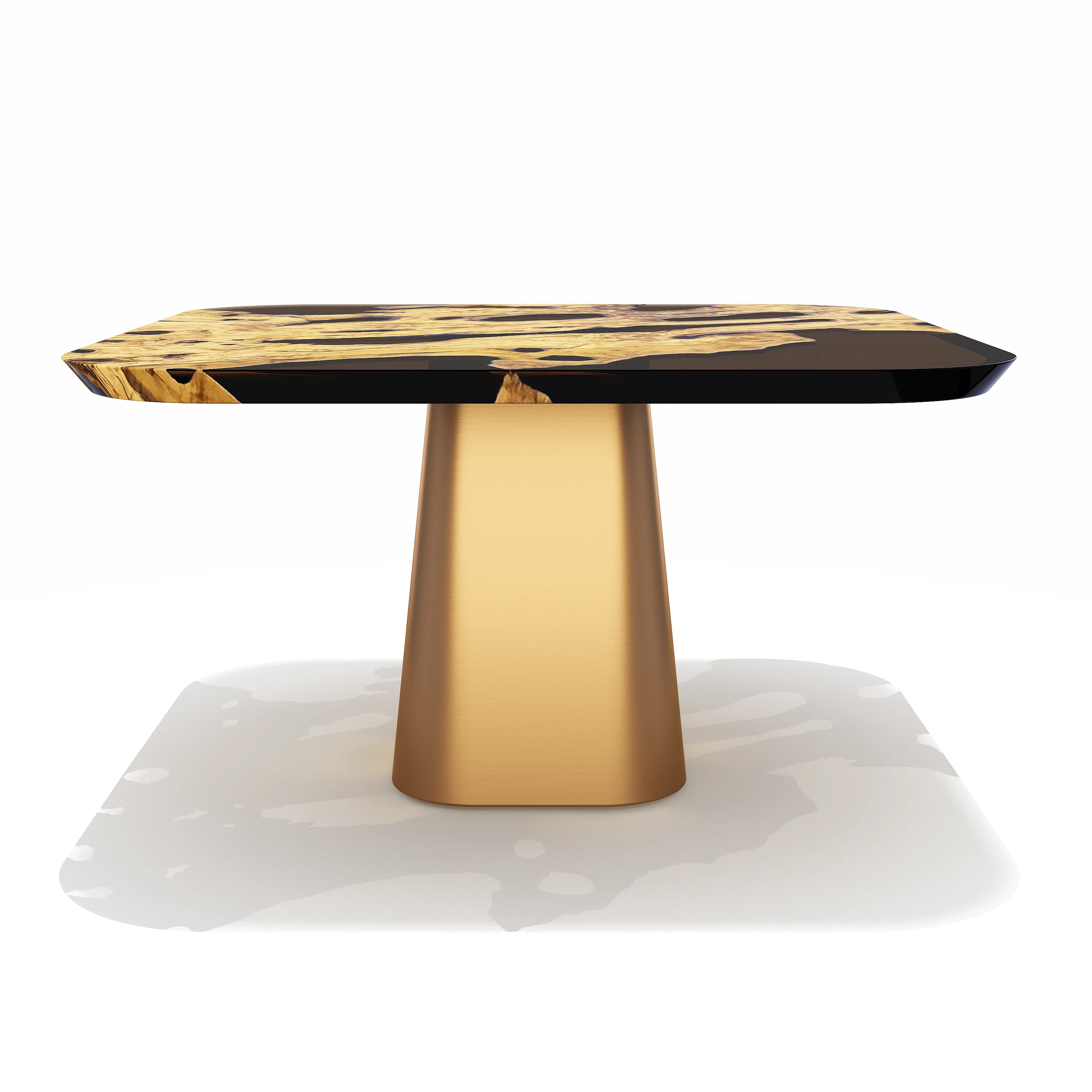 Dryope Square Olive Wood Dining Table